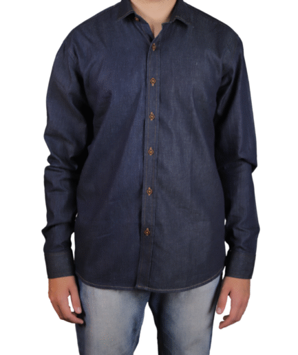 Denim party shirt front