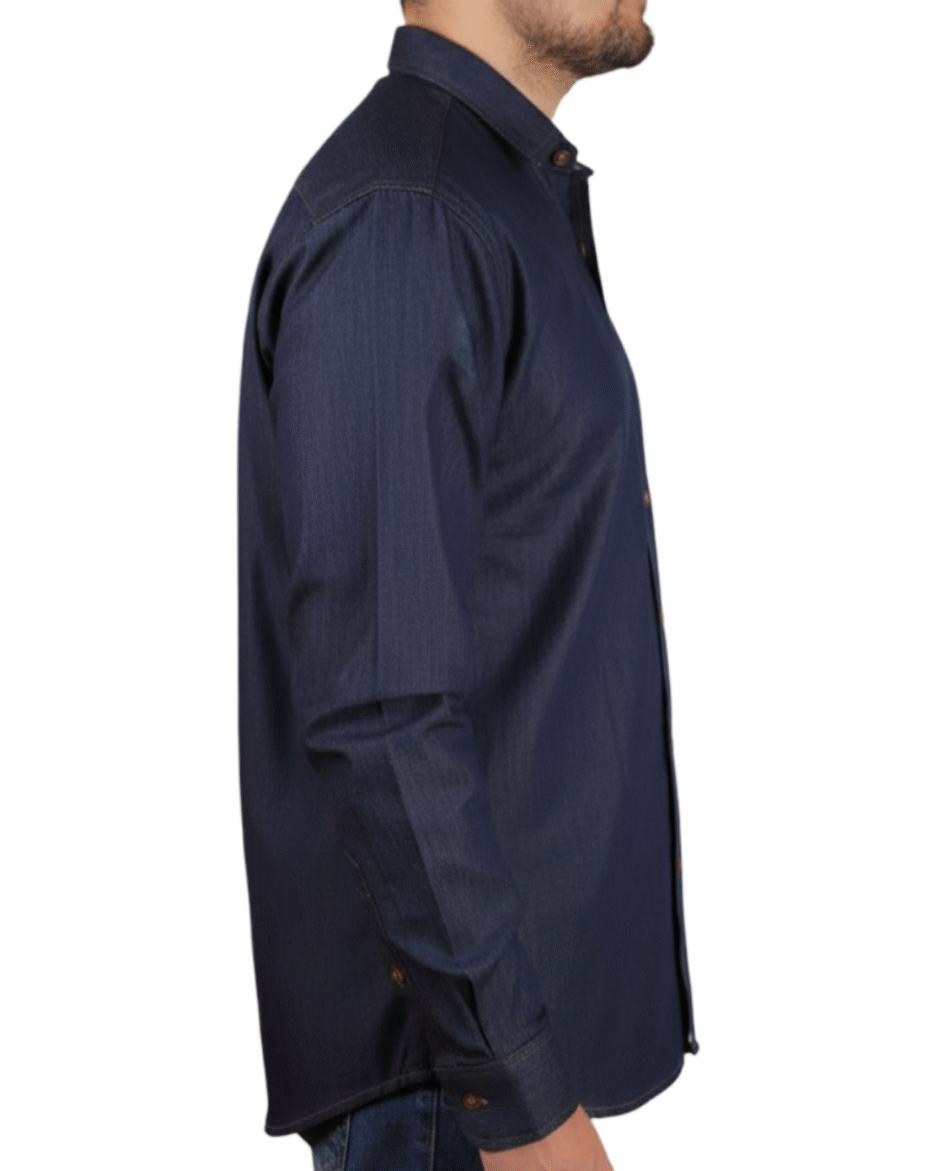 Denim party shirt right